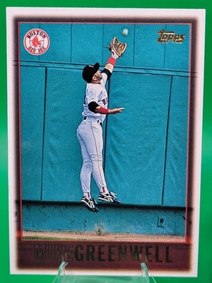 1997 Topps Mike Greenwell #123 Boston Red Sox - Image 1 of 4