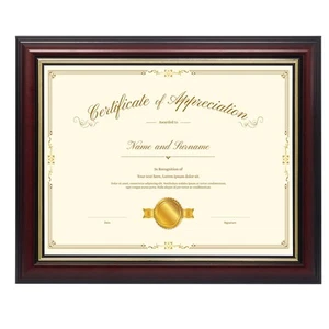 8.5x11 Wood Diploma Frame, 8-1/2 x 11 frame,Certificate Document Frame, Pictu... - Picture 1 of 9