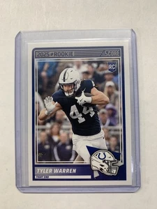2025 Score Panini Tyler Warren  Rookie Base Card #21 Colts - Picture 1 of 2