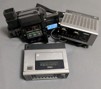 Grabadora VCR Kodak MVS-5000 8mm + Videocámara MVS-550 + MVS-460 Video VCR Como Está Foto 1 de 4