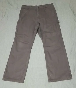 Herren 34x30 Handwerker Zimmermann Arbeitshose Cargo gerades Bein grau Utility Hose - Bild 1 von 15