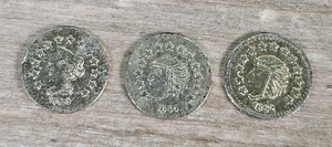 1853 & Others California gold coin novelty token 1/2 Bear Reverse - Picture 1 of 4