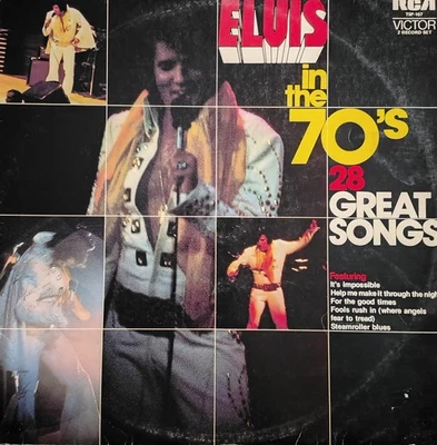 Elvis Presley- Elvis In The 70s VINYL 2xLP Compilation (1975) Gatefold, Aus. - Image 1 of 4