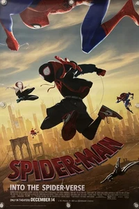 SPIDER-MAN: INTO THE SPIDER-VERSE Original One Sheet Movie Poster 2018 - MARVEL - Picture 1 of 5