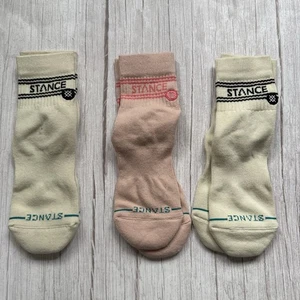 Nuevo conjunto de 3 calcetines básicos para mujer STANCE talla M  - Imagen 1 de 2