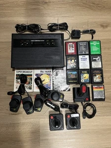 Atari CX 2600 AP Konsole - Schwarz - 10 Spiele dabei - Getestet - Bild 1 von 9