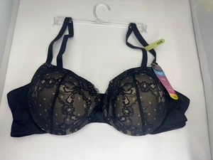 Maidenform Love the Lift Push Up & In Underwire Bra Wonderbra - 40B Black - New - Picture 1 of 9