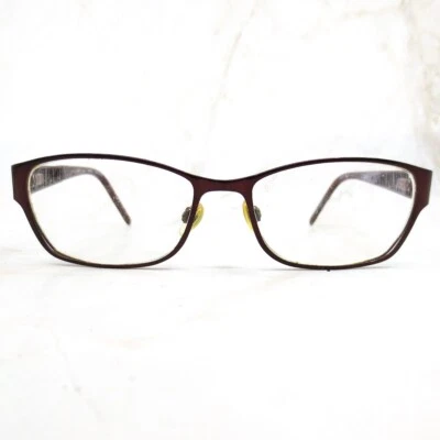 Marco de gafas Ellen Tracy para mujer Nápoles Borgoña Metal Borgoña Borgoña Borgoña Borgoña Borgoña Borgoña Borde Completo 54-16-135 Foto 1 de 4