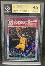 2016-17 Panini Donruss Optic White Sparkle Lebron James BGS 9.5 Mint Cavs LA