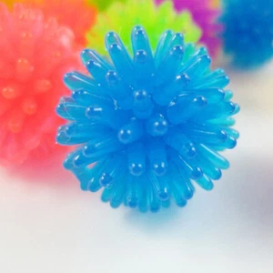 10pcs Cat Toys Stretch Plush Ball Toy Ball Colorful Interactive Spiky Chew To _t - Photo 1/8