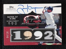 2006 Topps Sterling Moments Relics /10 Tony Gwynn #TG-BA10 Auto HOF