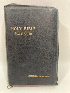 Vintage Holy Buble Illustrated Randall Hamilton 1942 Bloomington IN Indiana - Foto 1 di 11