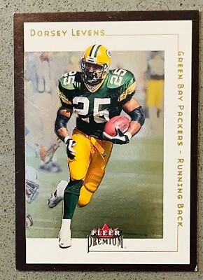 2001 Fleer Premium Football NFL #175 Dorsey Levens Insert Card Packers - Image 1 of 2