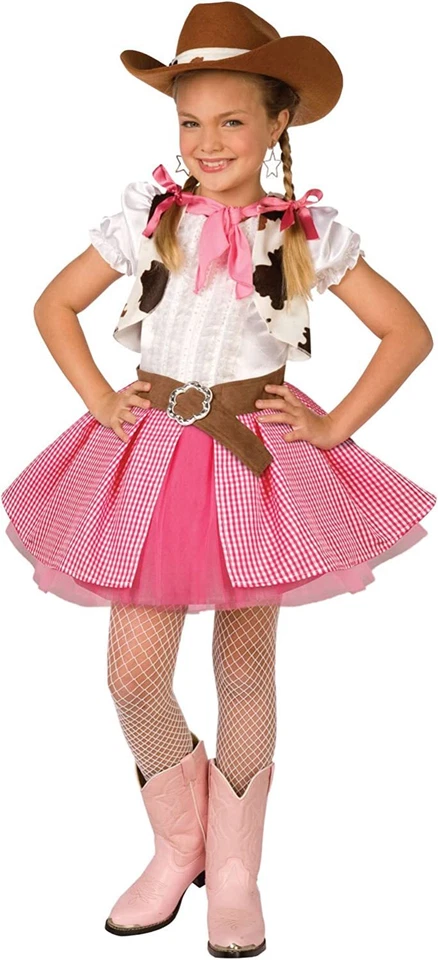 Cowgirl Cutie Child Costume Neck Kerchief & Hat Skirt Living Fiction - Image 1 of 1