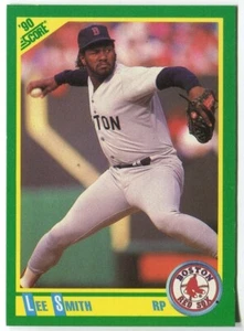 1990 Score #37 Lee Smith Boston Red Sox - Picture 1 of 2