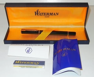WATERMAN PARIS FRANCE FOUNTAIN PEN M NIB W/ BOX - Picture 1 of 6