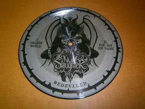 NUNSLAUGHTER / THRONEUM - Bedevile. 7" Picture Split EP Vinyl - Picture 1 of 4