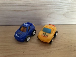 2 car lot micro mini machines vintage Orange Blue Gallop - Picture 1 of 6