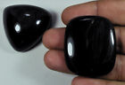 2Pcs. Natural Black Obsidian Mix Cabochon Loose Gemstone Hb02-18 W313