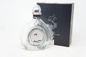 Tequila Ley .925 Tequila Silver Blanco Empty Bottle, Dragon Design 750ml - Picture 1 of 4