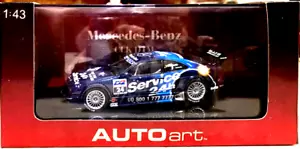 MERCEDES BENZ CLK DTM 2001 1:43 PRESSOFUSO AUTO ART DAVID SAELENS NUOVO LEGGERA CREPA - Foto 1 di 5