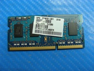 HP m6-1205dx Laptop Hynix 2GB 1Rx8 Memory PC3L-12800S-11-12-B4 HMT325S6EFR8A-PB - Image 1 of 2