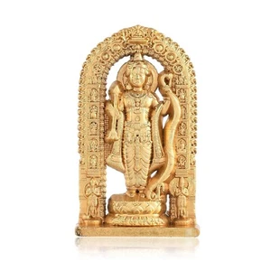 Golden Metal Shree Ram Lalla Statue for Home /Temple ( Height - 2.7 Inch ) - Picture 1 of 5
