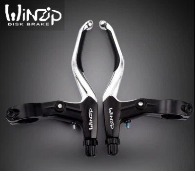 Aluminum Road city MTB folding Bike Bicycle Brake Lever V Brakes Levers Silver Foto 1 de 4