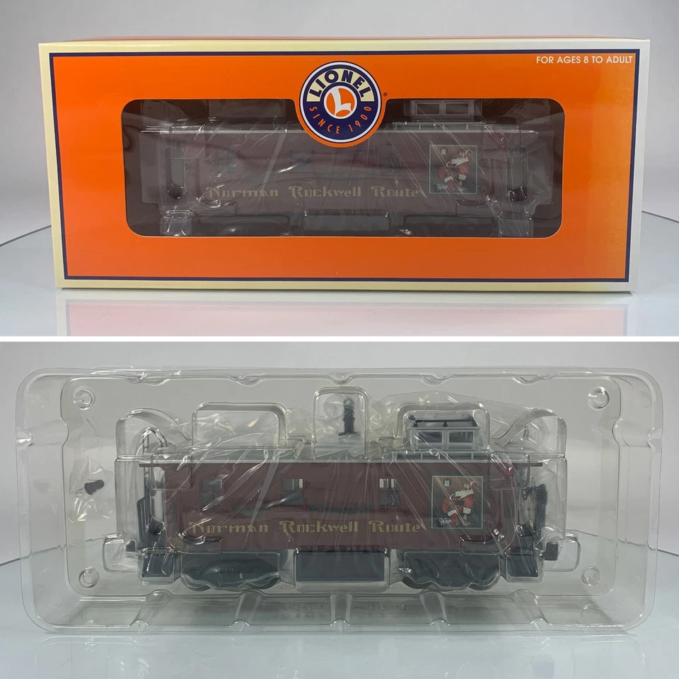 Lionel Santa Norman Rockwell Christmas Smoking Caboose 6-17657 Standard O Lited