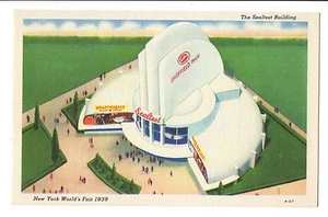 Vintage Postcard New York World's Fair 1939 Sealtest Building - Imagen 1 de 4