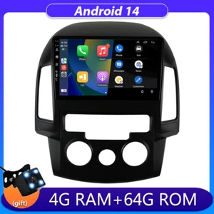 9'' Car Radio For Hyundai i30 2008-2011 Android 14 GPS NAVI USB CarPlay BT 4+64G - Picture 1 of 14