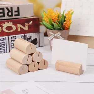 20Pcs Wedding Desktop Decor Place Card Holder Menu Stand Table Number Holder - Picture 1 of 7