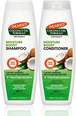 PALMER’S Palmers Kokosöl Formel Feuchtigkeitssteigerung Shampoo & Conditioner Set-400ml-!!!