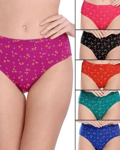 Women Underwear Cotton Printed Breathable Panty For Jeans, Skirts - Picture 1 of 4