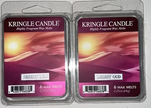 Kringle candle DESERT OUD Highly Fragranced WAX Melts / 2 Packs - Picture 1 of 2