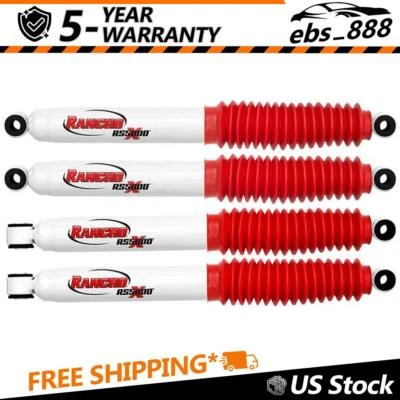 Juego Amortiguador Delantero Trasero Rancho para 1975-1978 GMC C35 1979-1986 GMC C2500 Foto 1 de 3