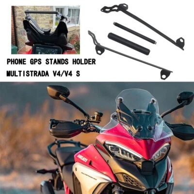Soportes de soporte de navegación delanteros para teléfono aptos para DUCATI MULTISTRADA V4 S 2021-2024 Foto 1 de 4