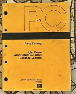 John Deere 410C 510C 610C Baggerlader Teilekatalog Handbuch PC2065 - Bild 1 von 8