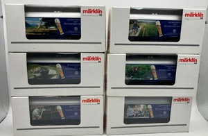 Märklin H0 6 vagones de cerveza Schneider blanco 94155 94156 94157 94158 94159 94160 embalaje original - Imagen 1 de 2