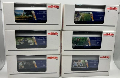 Märklin H0 6 Bierwagen Schneider Weisse 94155 94156 94157 94158 94159 94160 OVP - Bild 1 von 2