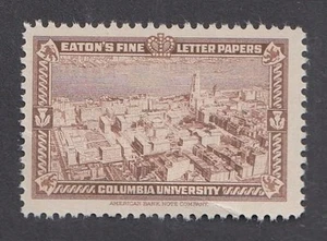 US Eaton´s paper cinderellas #8 - Columbia University - Afbeelding 1 van 1