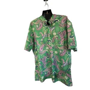 VTG Ralph Lauren 90s paisley pattern shirt XL - Picture 1 of 3