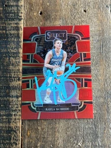 Panini Select WNBA 2024 - Concourse Kayla McBride #84 Red Prizm/149 IP Firmado - Imagen 1 de 2