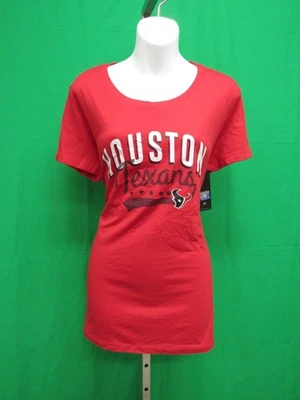 New Houston Texans Womens Size 2XL 2XLarge Red Shirt - Image 1 of 4