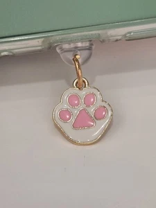 Jolie patte de chat type C bouchon à poussière accessoire breloque - Photo 1 sur 4