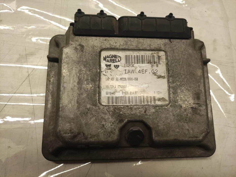 55184487 CENTRALINA INIEZIONE IMPIANTO GAS FIAT MULTIPLA 1 SERIE IAW4EFG2 USATO - Immagine 1 di 1