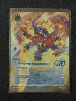 Disney Lorcana: Stitch - Experiment 626 - Enchanted 220/204 - Reign of Jafar - Image 1 of 2