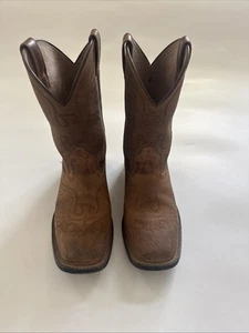 Ariat Boots Honor Square Toe Western Cowboy Size 4 Brown 10017313 Unisex - Picture 1 of 12