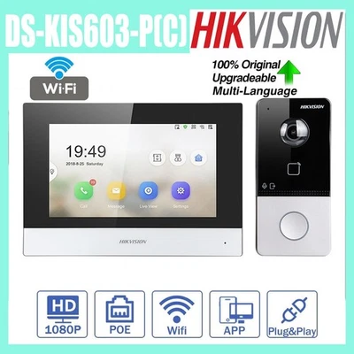 Hikvision DS-KIS603-P (C) Video Intercom Complete Set UK. Free & Fast UK Deliver - Image 1 of 4