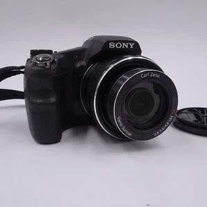 Sony CyberShot DSC HX200V Digitalkamera Schwarz Digicam 18.2 MP Zustand gut  - Bild 1 von 5